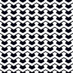 Ethnic seamless pattern. Freehand zigzag stripes print. Boho chic design background. Tribal style wallpaper. Brush wavy lines. Handdrawn geometric ornament. Chevron backdrop. Indigenous image.