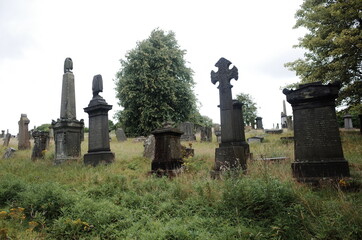 graveyard in the old cemetery