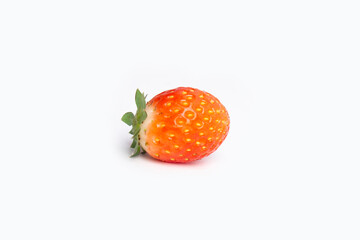 isolated strawberry fruit on a white background