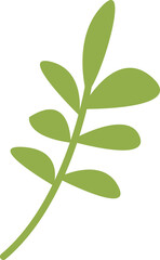 Cute hand drawn leaf.