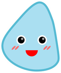 Smile shape icon. Vector illustration.	