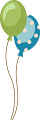Obraz premium Cute hand drawn balloons.