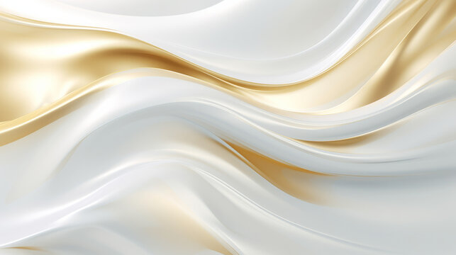 A abstract white and gold background