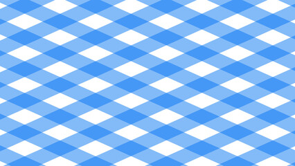 Blue and white plaid checkered pattern