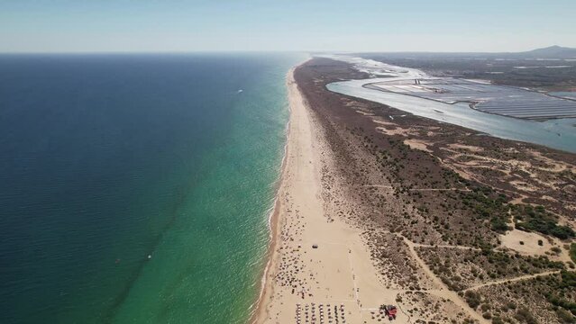 Ilha de Tavira Beach, Tavira Island, Algarve, Portugal