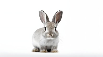 Fototapeta premium Rabbit on white background