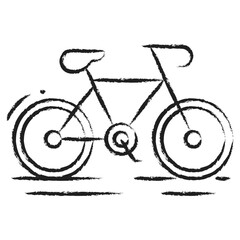 Hand drawn Cycling icon