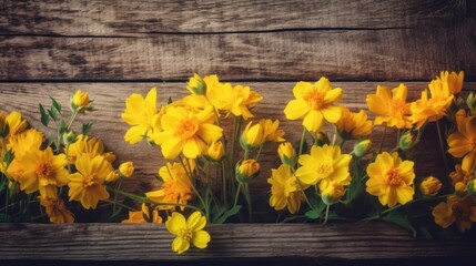 Beautifull yellow flower blossom