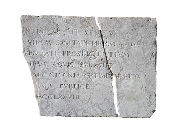 a stele from the Roman era with some inscriptions