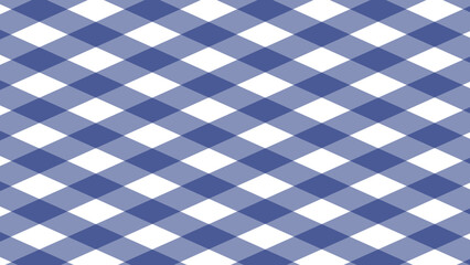 Dark blue and white plaid checkered pattern