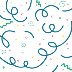 Doodle pattern illustration. 