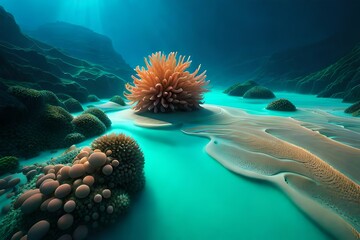 Luminous Underwater Coral Kingdom