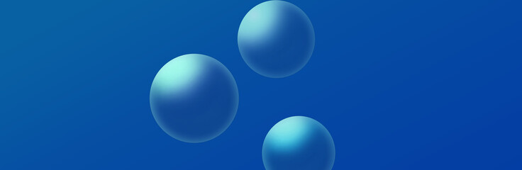 3D dark blue background with circles