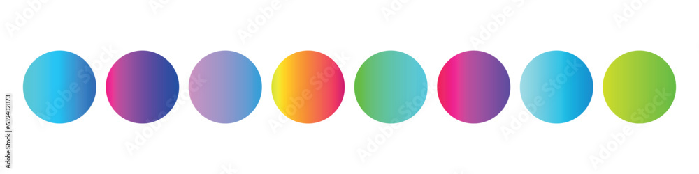 Poster gradient with color blur, abstract gradation . shape in blue texture, liquid circle effect. flat vec