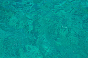 texture of blue water