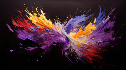 Harmonious Chaos of Creativity Concept, generative ai