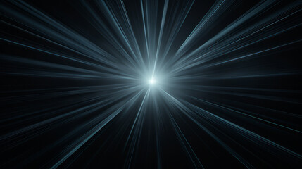 A black and white star burst