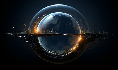 earth and sun