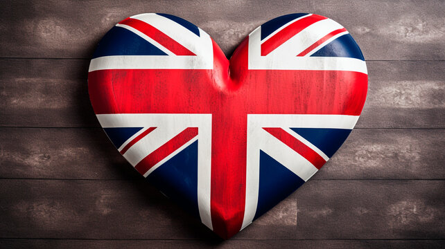 Exquisite representation of the emblem of the United Kingdom, encapsulating a sentiment of patriotism and a deep affection for England's heritage. Generative AI 