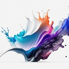 abstract liquid wave