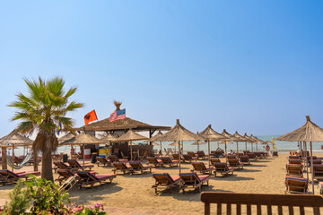 Albania, Spille beach calmly sea and sky
