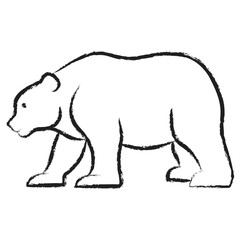 Hand drawn Bear icon