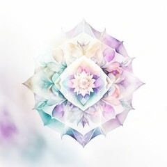 pink and white flower