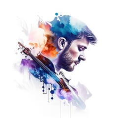 person with a violin