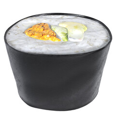 Sushi food isolated on transparent