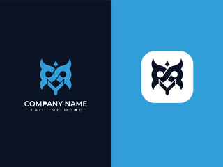 minimal branding letter logo design