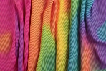 colorful fabric feel