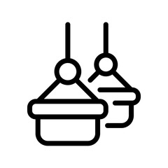 TRX Icon - Fitness and Gym Equipment Vector Symbol