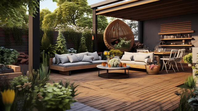 high resolution photography landscape design, absolutely open space snack-bar and blended with the garden, flat space, beers, wisky and black ladies, dreamy space for conversation pit, micelio and woo