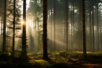 Fototapeta premium Serenity in the Forest