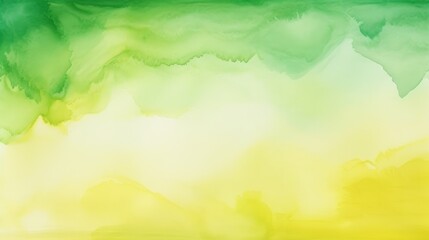 Obraz na płótnie Canvas Photo of green and yellow abstract painting