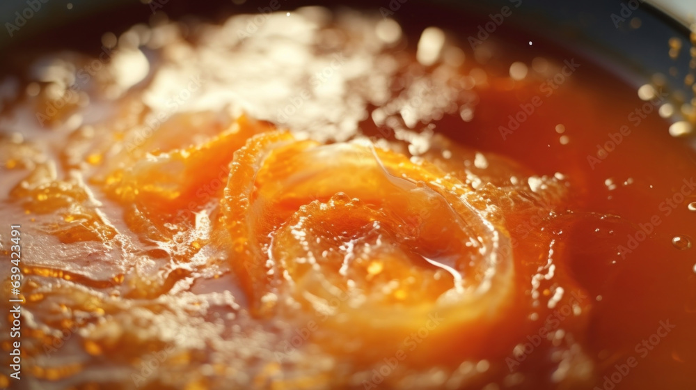 Poster an icy cold sful of soup glides through the frame like oozing treacle its subtle reminisces illumina