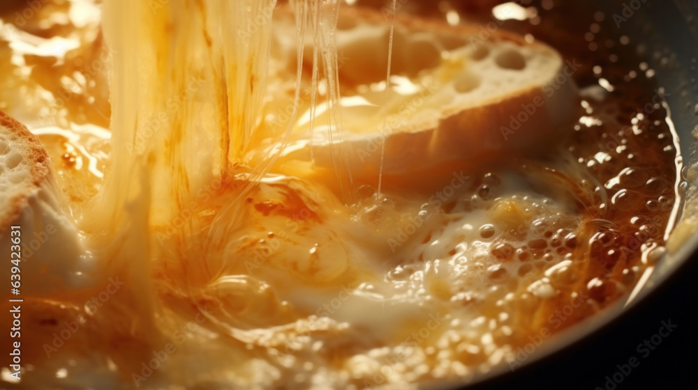 Aufkleber a gooey viscous soup moves through the frame in artistic slowmotion its subtle complexities illumina