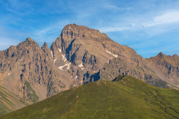 The 3562-meter-high Kemerli Kackar mountain in the Black Sea region of Turkey.