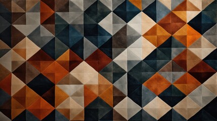 Contemporary geometric rug texture.