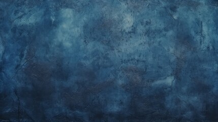 Photo of a minimalist painting with a blue background and black border