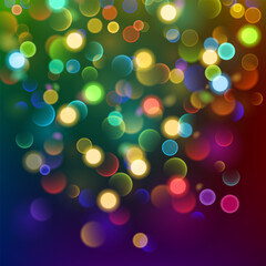 abstract background with colorful lights