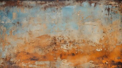 Photo of a weathered and colorful metal surface