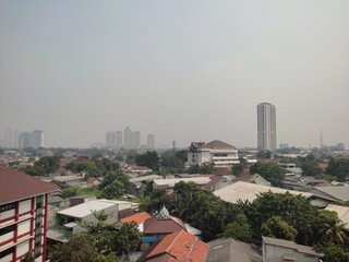 Fototapeta na wymiar view of the city of Jakarta Selatan