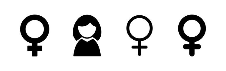 Female icon vector. toilet icon. restroom sign. gender
