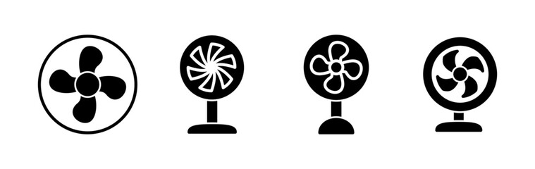 Fan icon vector. blower icon. propeller. ceiling