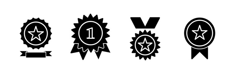 Achieve icon vector. medal icon vector. award. Certificate. approved