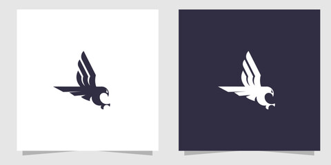 eagle logo design vector