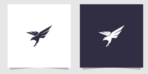 eagle logo design vector