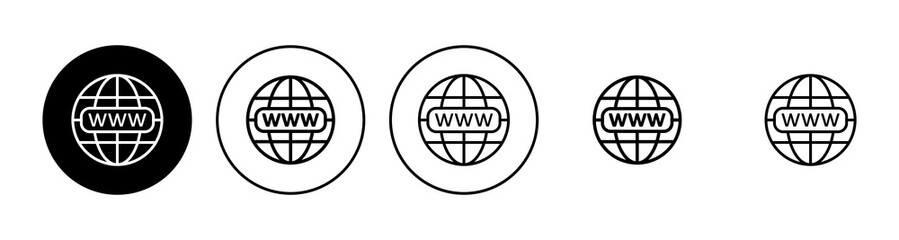 Web icon set. go to web icon. web click icon