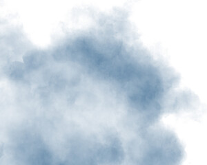 曇り空の水彩風背景イラスト　